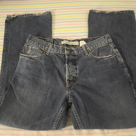 Men's Distressed Boot Fit Jeans by GAP - Picture 2 of 6